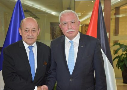 المالكي يبحث مع نظيره الفرنسي جهود احياء عملية السلام