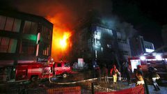 مصرع 53 شخصاً بحريق في روسيا