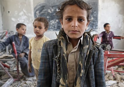 اليونيسيف: نصف مليون طفل يمني تركوا دراستهم بسبب النزاع