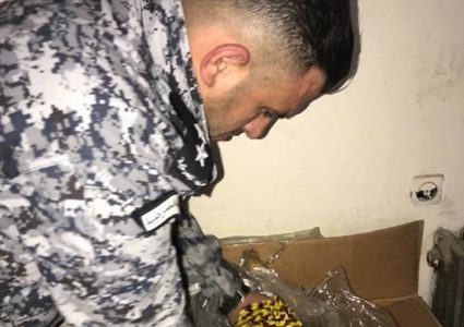 ضبط واتلاف 2 طن ونصف من العبوات والكبسولات الفارغة