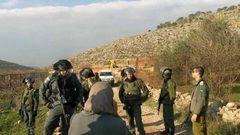 الاحتلال يمنع العمل بشق طريق زراعي جنوب بيت لحم