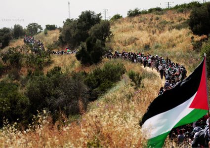 "مسيرة العودة" هاشتاغ يشعل مواقع التواصل وإسرائيل