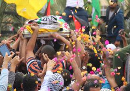 أريحا تشيع جثمان الشهيد السراديح