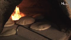 "خبز الطابون"من التراث الشعبي الفلسطيني