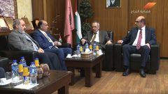 زيارة البروفيسور سعادة سليمان جامعة النجاح لبحث سبل التعاون