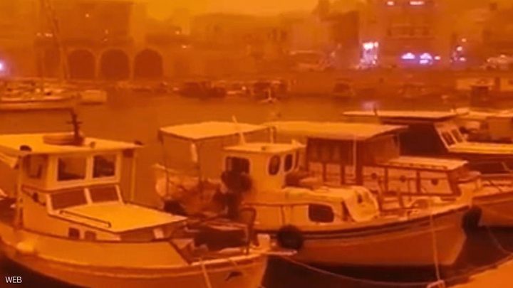 شاهد "السماء البرتقالية" في الصين