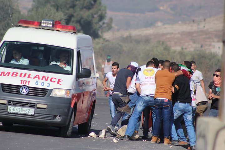 إصابة مواطن بالرصاص الحي جنوب نابلس