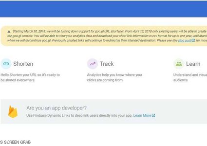 جوجل تغلق خدمتها لاختصار الروابط