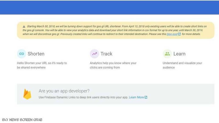 غوغل توقف اختصار الروابط!