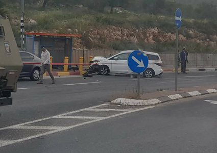 سلفيت: الاحتلال يطلق النار على سائق قرب مستوطنة ارئيل