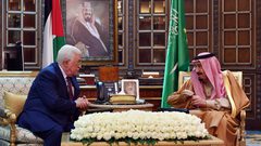 خادم الحرمين يؤكد لترامب دعم السعودية قيام دولة فلسطينية وعاصمتها القدس