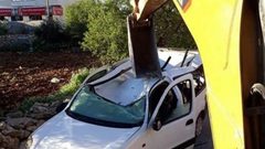 اتلاف 78 مركبة غير قانونية والقاء القبض على مطلوب في نابلس