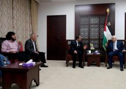 الرئيس يستقبل وفدًا من اتحاد أبناء رام الله في أميركا