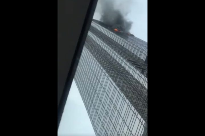 قتيل و6 جرحى في حريق اندلع في برج ترامب