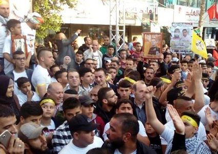 إطلاق فعاليات يوم الأسير الفلسطيني في نابلس