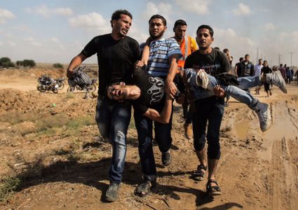 10 إصابات برصاص قوات الاحتلال شرق قطاع غزة