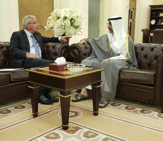 السفير طهبوب يطلع رئيس مجلس الأمة الكويتي على آخر المستجدات