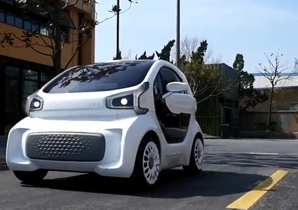 سيارة كهربائية مطبوعة بتقنية 3D!