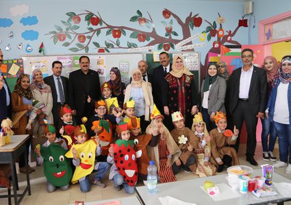 صيدم يفتتح مدرسة بير قوزا