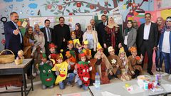 صيدم يفتتح مدرسة بير قوزا