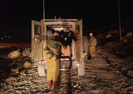 قوات الإحتلال الاسرائيلي تزعُم أن مجموعة مسلحين أطقوا النار تجاه مستوطنة شعاري تكفا