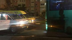 تضرر مركبة لقوات الاحتلال عقب تعرضها للرشق بالحجارة قرب بلدة حوارة جنوب نابلس