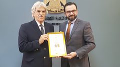 بالصّور والفيديو: بسيسو يستقبل نظيره الإكوادوري