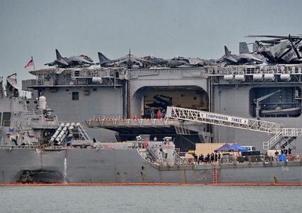 أسطول جوي وبحري أمريكي ضخم في طريقه إلى سوريا