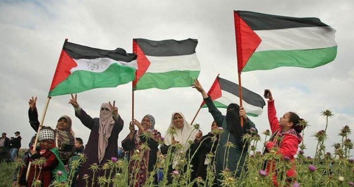 "أخت المرجلة".. مشاركة فاعلة للمرأة الفلسطينية في جمعة حرق العلم