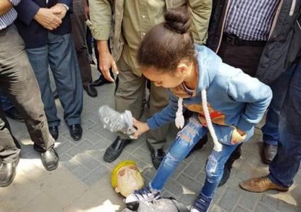 وقفة تضامنية مع سوريا في نابلس