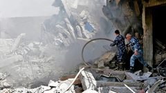 صور جوية تظهر الدمار في المنشآت السورية بسبب القصف الأمريكي