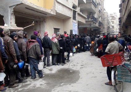 النظام السوري يتجه لمخيم اليرموك للاجئين الفلسطينيين لتحريره من داعش