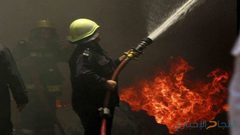 الكشف عن سبب حريق اندلع في نابلس