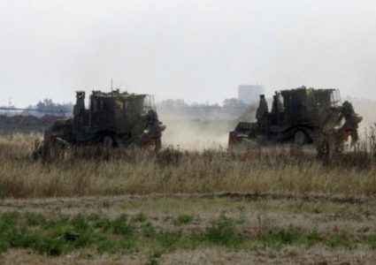 توغل محدود لآليات الاحتلال وسط غزة