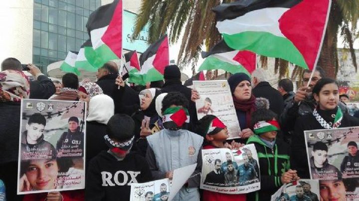 جنين: وقفة تنديداً بقرار الاحتلال هدم منزل ذوي الأسير القمبع