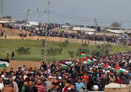 البطش: تقديم مخيمات العودة ٥٠ مترا نحو السياج الفاصل