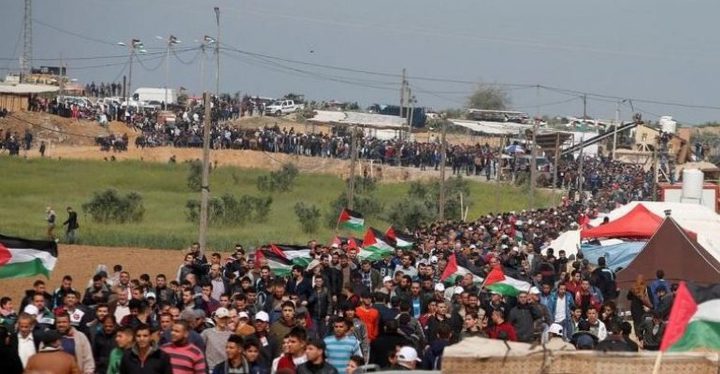 البطش: تقديم مخيمات العودة ٥٠ مترا نحو السياج الفاصل