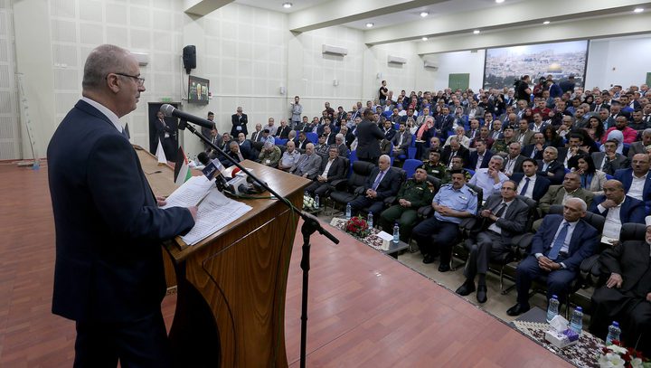 الحمد الله: مهمتنا الأولى هي تمتين جبهتنا الداخلية لتوحيد شعبنا وتطوير مؤسساته