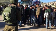 قوات الاحتلال تهاجم طلبة من مدرسة اللبن- الساوية جنوب نابلس