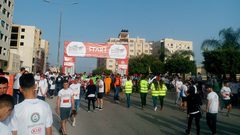 بالفيديو .. انطلاق ماراثون نابلس "من حاجز لحاجز"