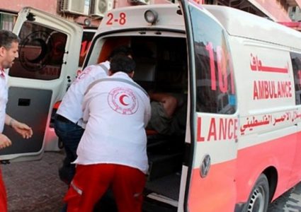 إصابة طفل بحادث سير في غزة