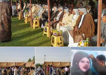 "قبلة" لمرشحة عراقية تكلف صاحبها 100 ألف دولار (شاهد)