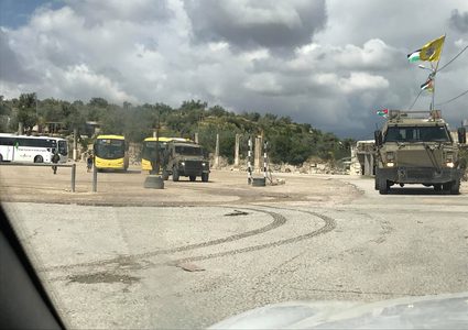 مئات المستوطنين يقتحمون سبسطية بحماية قوات الاحتلال(صور)