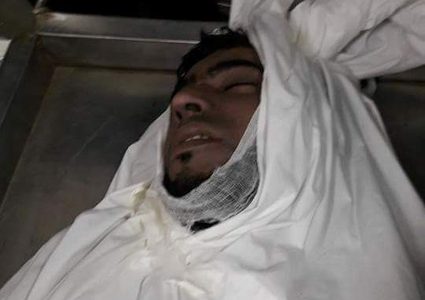 استشهاد المواطن نايف ثائر الزريعي 30 عامًا خلال تعرضه لحادث عرضي شرق دير البلح