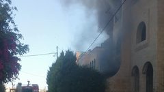 احتراق منزل في الجابريات-جنين