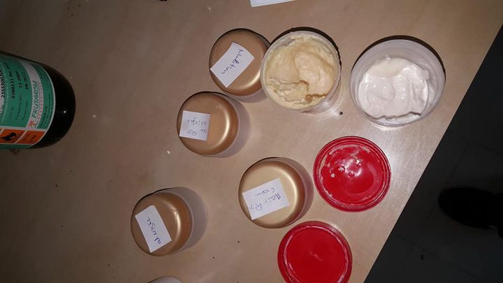 إغلاق مصنع كريمات ومواد تجميل غير مرخص