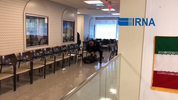 مسلح یهاجم مكتب رعاية المصالح الإيرانية في واشنطن