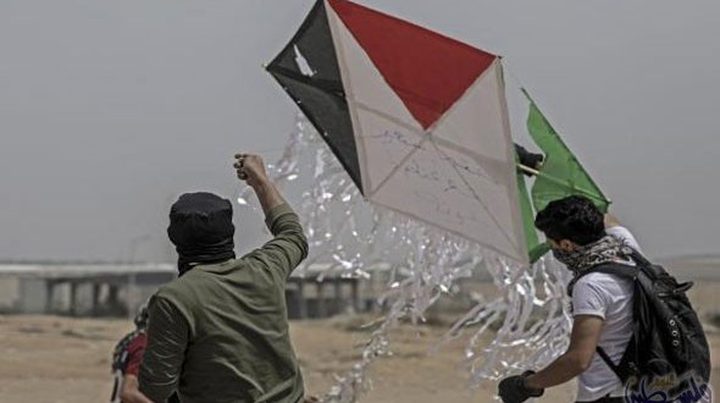 الاحتلال يزعم بأن الطائرات الورقية تدمر القطاع الزراعي