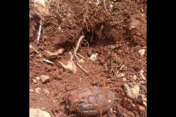 الشرطة تتلف جسماً مشبوهاً شرق نابلس