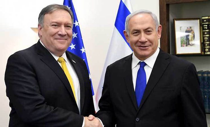 بومبيو لنتنياهو: لكم مكان خاص في قلبي‎